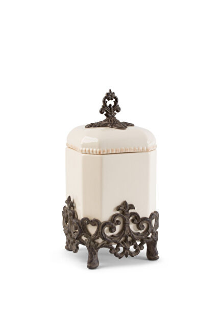 Seramik Krem Kavanoz