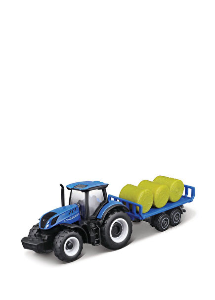 Mini Work Machines 05 Oyuncak Traktör ve Römork Seti