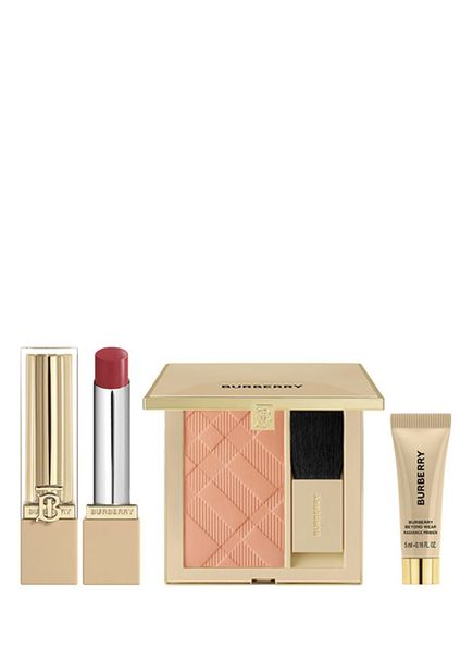 Brit Shine 626 Dusty Pink Ruj +  Outdoor Blush 40 Peach Tree Allık + Mini Primer Kadın Makyaj Seti