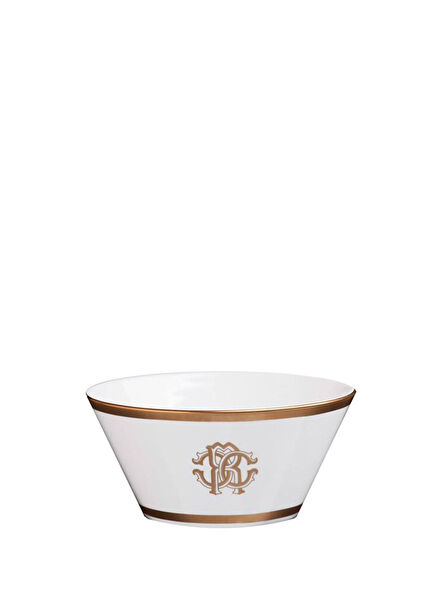 Silk Gold Beyaz Porselen Kase 13 cm