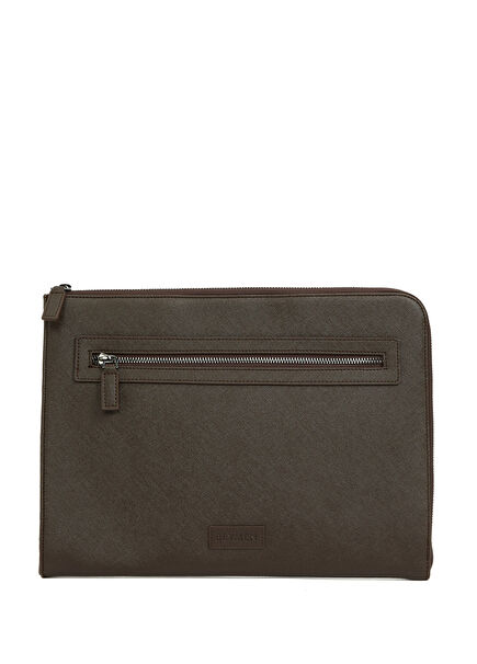 Brown Logo Men's File Holder