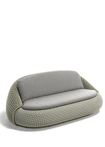 Atolo Spring Mist Açık Gri İkili Bahçe Koltuğu