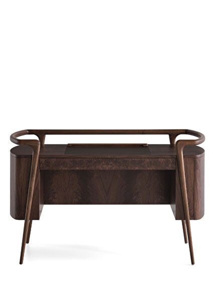 Versus Walnut Wooden Desk