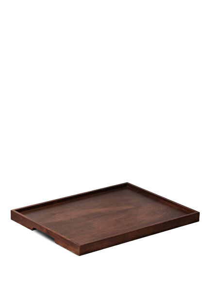 Edge Rectangular Solid Walnut Tray