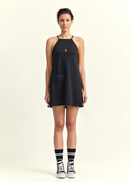 Zikia Black Women's Mini Dress