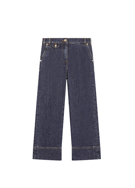 Gri Kız Çocuk Kargo Pantolon