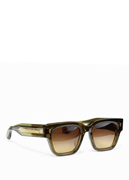 Bastion Olive Açık Kahve Asetat Unisex Güneş Gözlüğü