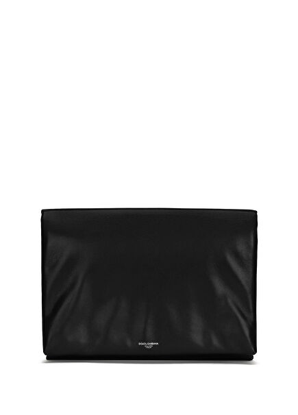 Black Men's Leather Crossbody Bag