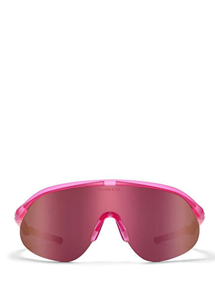 Sport Flamingo Pink Yarım Çerçeveli Unisex Outdoor Güneş Gözlüğü 