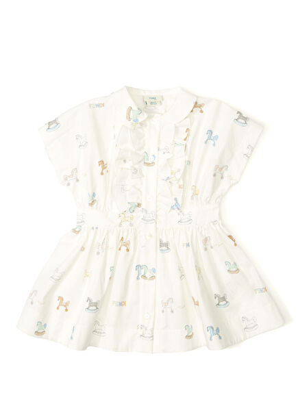 Çok Renkli Kız Bebek Elbise