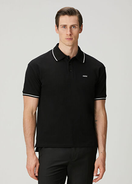 Siyah Polo Yaka T-shirt