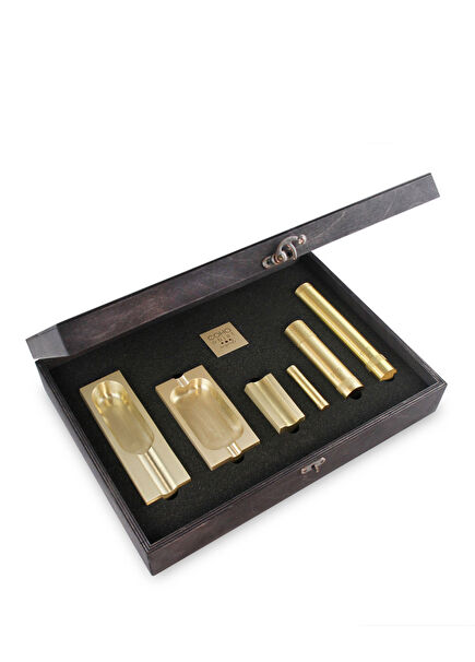 Boss Passion Edition Brass Cigar Ashtray Set