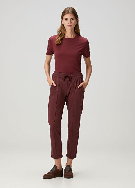 Bordo Eşofman Altı