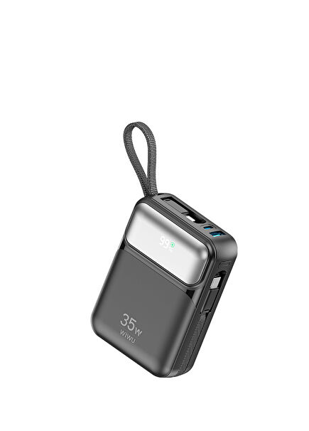 Wi-P052 Galaxy Serisi Type-C Lightning Çıkışlı 10000mAh Powerbank PD 35W