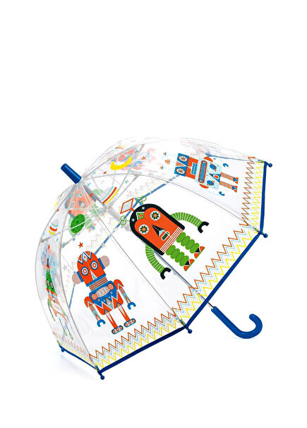 Robots Multi-Colored Umbrella