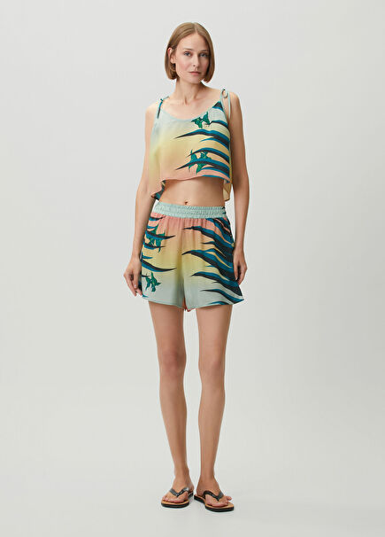 Valora Patterned Shorts