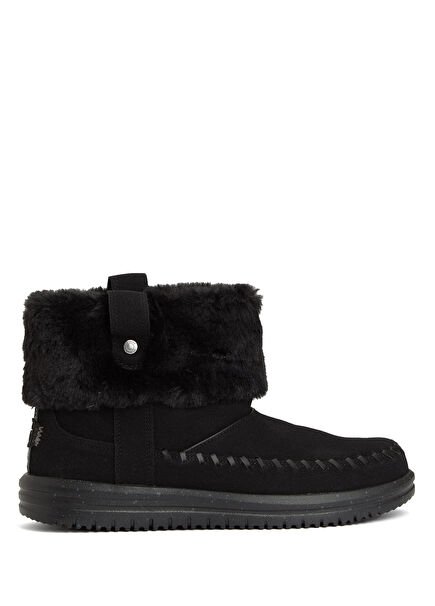 Camden Cuff Classic Cozy Siyah Kadın Kar Botu