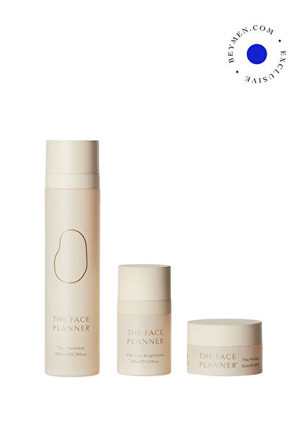 The Essentials Edit The Cleanser + The Protector + The Eye Brightener 3-Pack Skincare Set