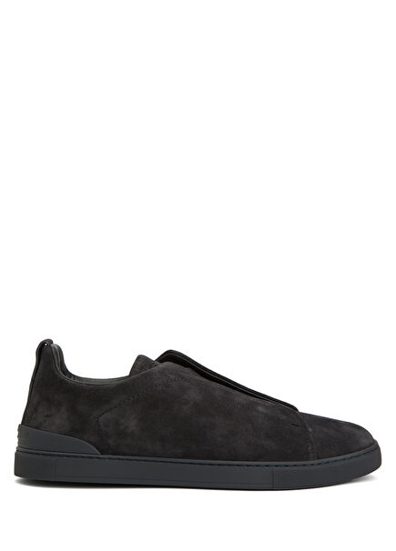 Anthracite Men's Suede Sneakers