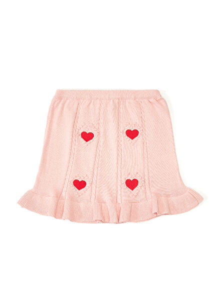 Pink Girl's Organic Cotton Skirt