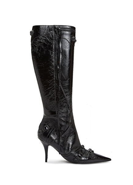 Cagole Black Women's Leather Boots