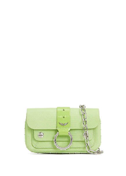 Açık Yeşil Kadın Deri Çanta