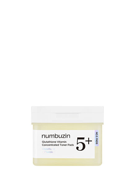 No.5+ Glutathione Vitamin Concentrated Brightening 70's Tonic Pad