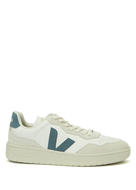 V-90 O.T Mavi Beyaz Erkek Deri Sneaker