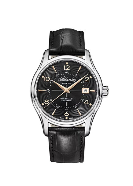 55750.41.65R Siyah Deri Erkek Kol Saati