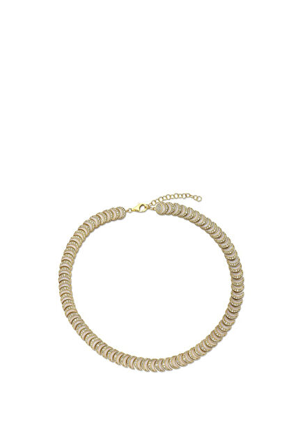 Mihrimah Altın Kaplama Kadın Kolye