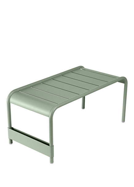 Luxembourg Green Metal Low Coffee Table