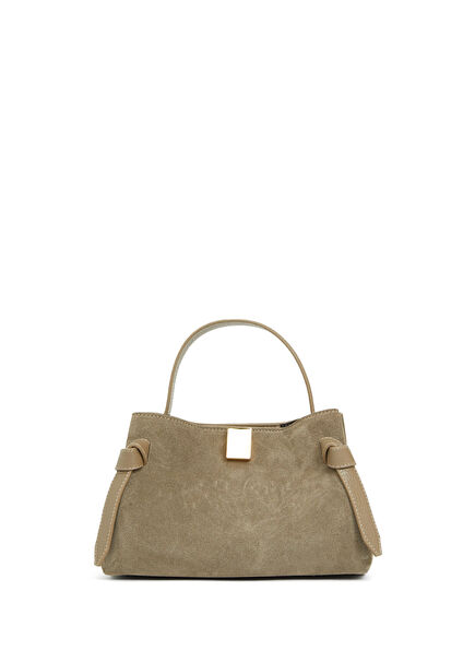 Gyoza Mini Mink Women's Suede Bag