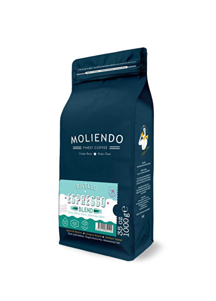 Ravello Espresso Blend Çekirdek Kahve 1000 gr
