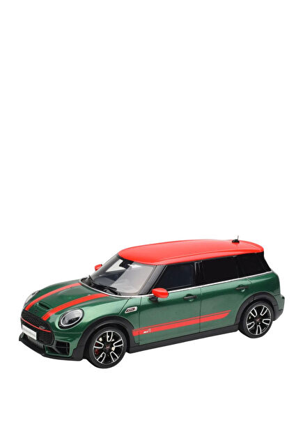 1:18 2021 Mini Clubman F54 JCW British Green Model Araba