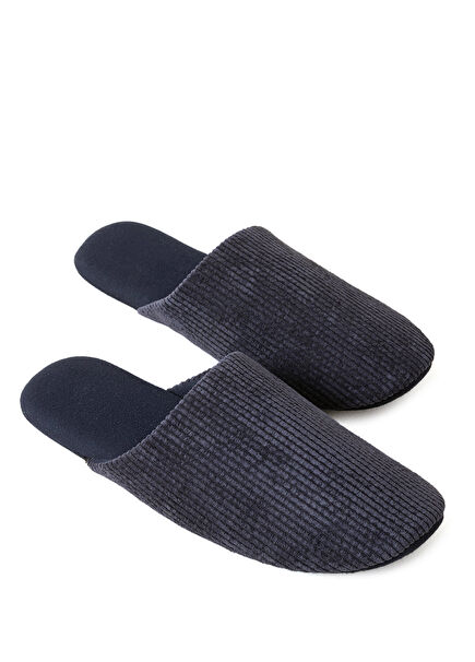 Corda Lacivert Unisex Ev Terliği 