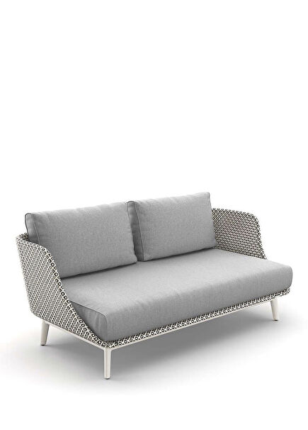 Mbarq Pepper Rattan Low Back Three Seater Sofa