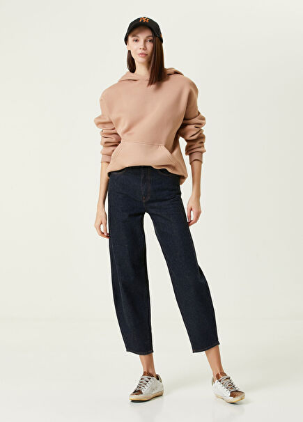 MB Scott Oversize Bej Kadın Sweatshirt