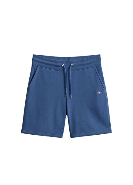 Blue Regular Fit Men's Shorts