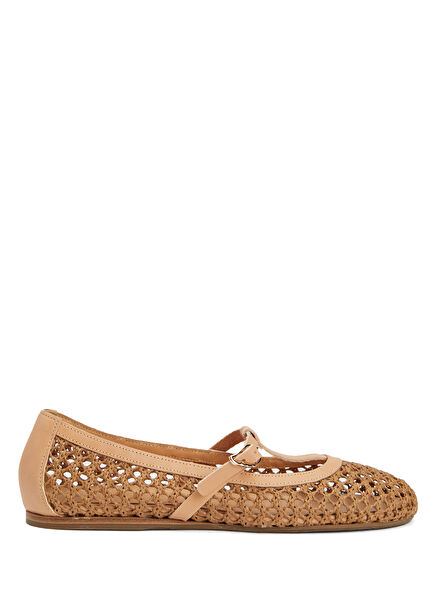 Aerati Natural Leather Ballet Flats