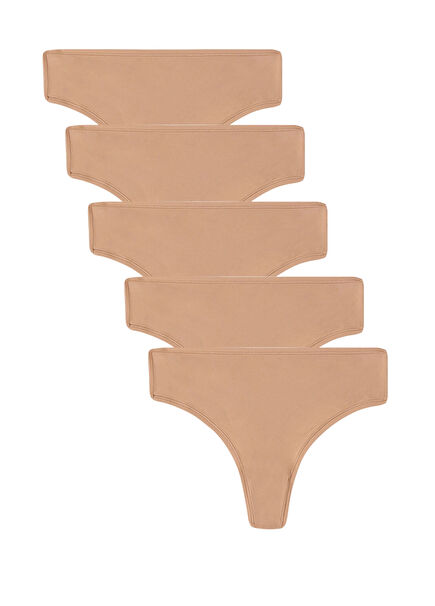 Açık Kahverengi Külot Set