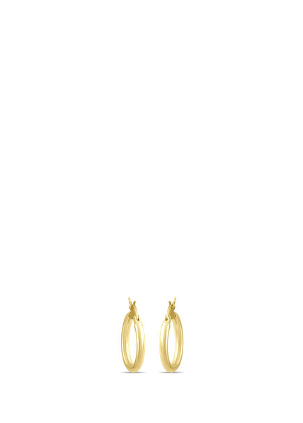 14K Gold Hoop Women's Earrings