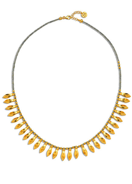 Queen Puabi's Headdress Gold Plated Necklace