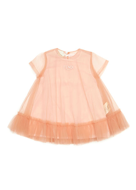 Pembe Kız Bebek Tül Elbise