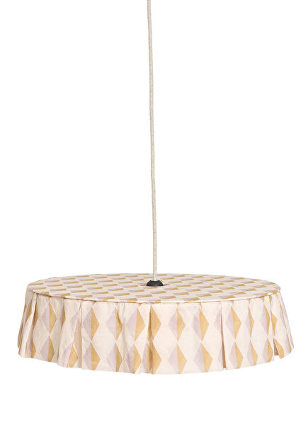 Mustard Lilac Harlequin Lighting Hat