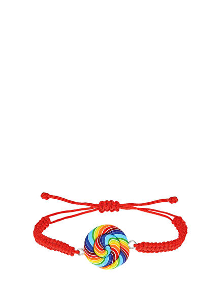 Rainbow Lollipop Red Girls Bracelet
