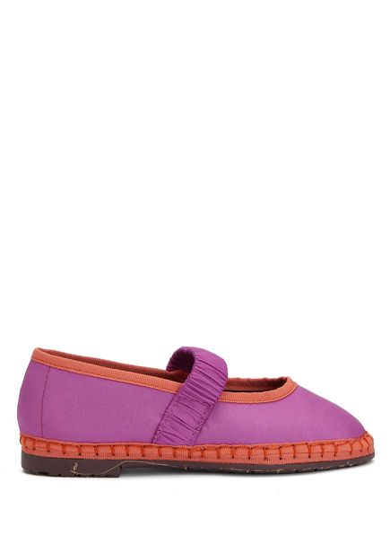 Fuchsia Children's Silk Ballet Flats