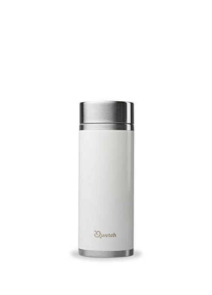 QT5030 Heat Insulated Silky White Thermos Bottle 400 ml
