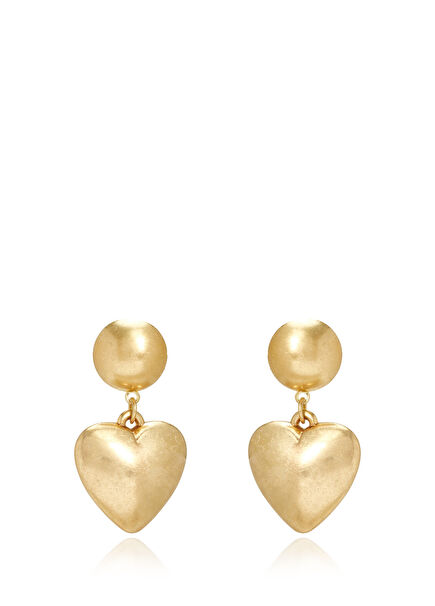 Heart-Shaped Women's Dangle Earrings