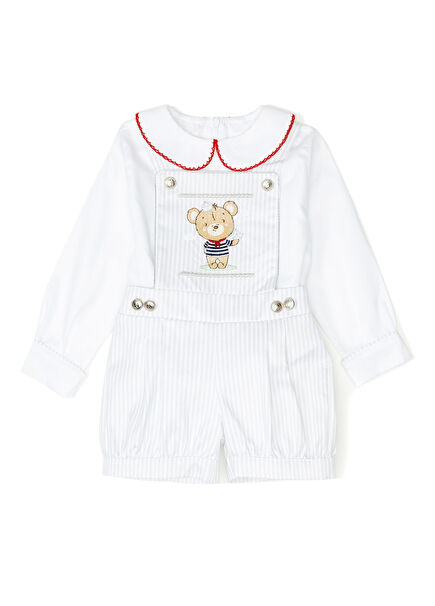 Teddy Sailor Gri Erkek Çocuk 2'li Set 