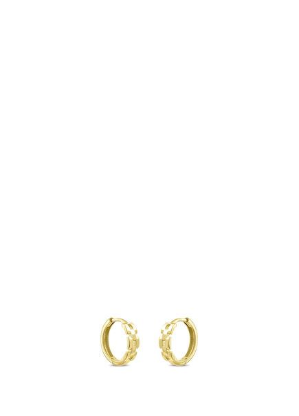 Hoop 14 Karat Gold Women's Earrings